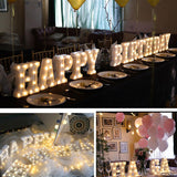 Max Decorative LED Letter Marquee Sign with Lights I