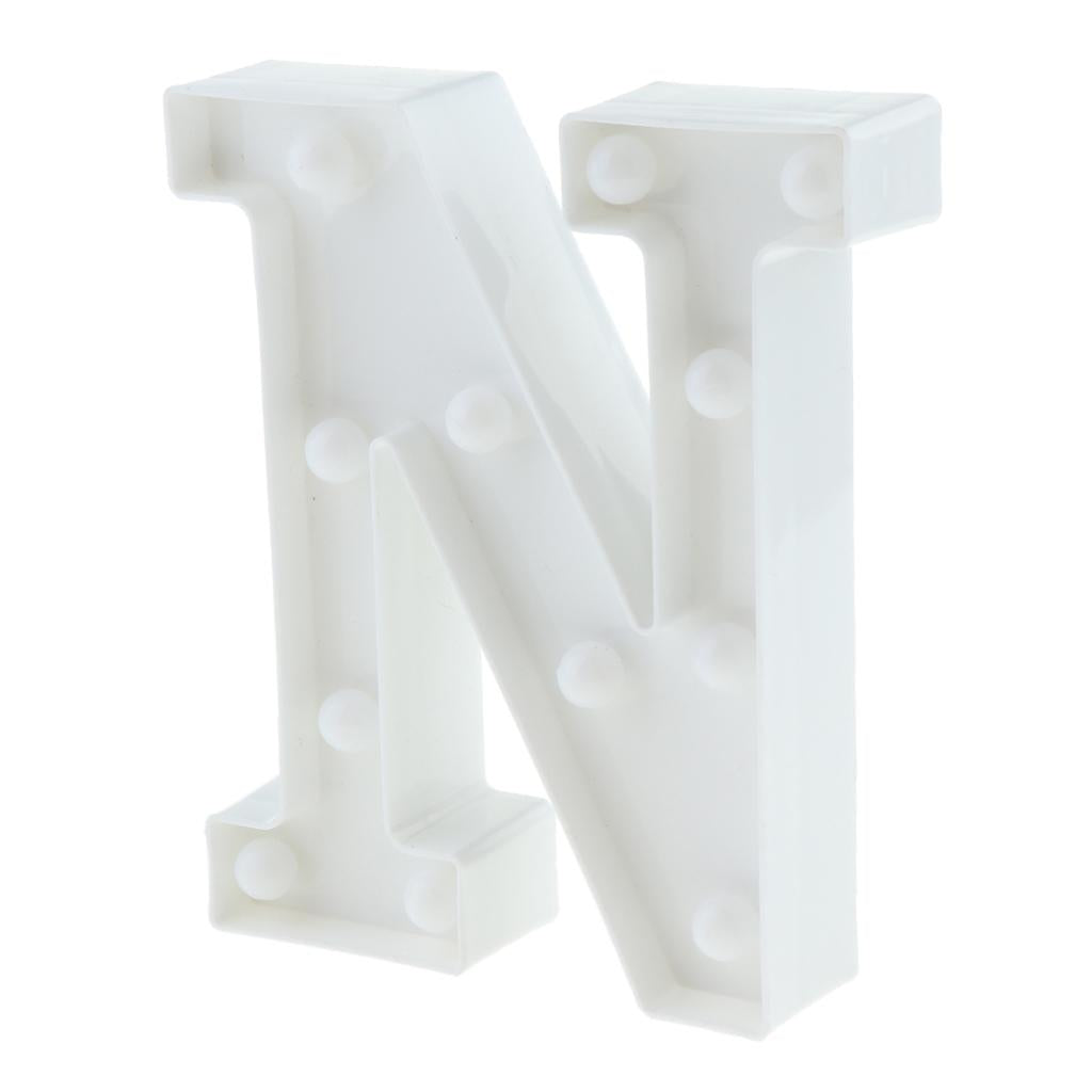 Max Decorative LED Letter Marquee Sign with Lights N