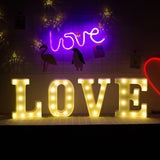 Max Decorative LED Letter Marquee Sign with Lights P