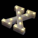 Max Decorative LED Letter Marquee Sign with Lights X