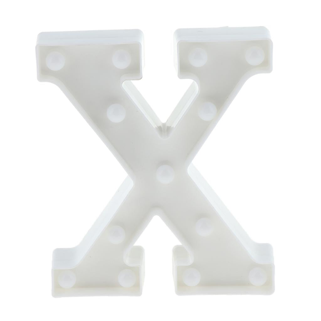 Max Decorative LED Letter Marquee Sign with Lights X