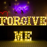 Max Decorative LED Letter Marquee Sign with Lights X