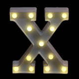 Max Decorative LED Letter Marquee Sign with Lights X