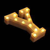 Max Decorative LED Letter Marquee Sign with Lights Y