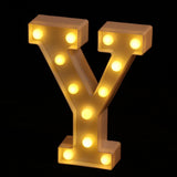 Max Decorative LED Letter Marquee Sign with Lights Y