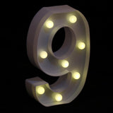 Max Decorative LED Numbers Marquee Sign with Lights 9