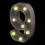 Max Decorative LED Numbers Marquee Sign with Lights 9