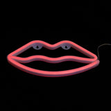 Max Decorative Night Lights Outdoor Indoor Night Light  Lips-Red