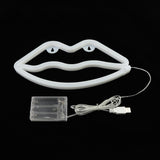Max Decorative Night Lights Outdoor Indoor Night Light  Lips-Red