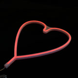 Max Decorative Night Lights Outdoor Indoor Night Light  Heart- Red