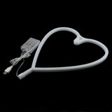 Max Decorative Night Lights Outdoor Indoor Night Light  Heart- Red