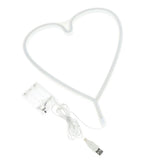 Max Decorative Night Lights Outdoor Indoor Night Light  Heart- Red