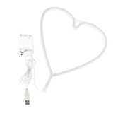 Max Decorative Night Lights Outdoor Indoor Night Light  Heart- Red