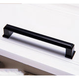 Max Black Alloy Kitchen Cabinet Handle Pull Door Drawer Puller 128mm Holes_4