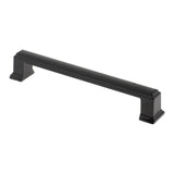 Max Black Alloy Kitchen Cabinet Handle Pull Door Drawer Puller 128mm Holes_4