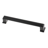 Max Black Alloy Kitchen Cabinet Handle Pull Door Drawer Puller 128mm Holes_4
