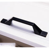 Max Black Alloy Kitchen Cabinet Handle Pull Door Drawer Puller 96mm Holes_5