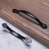 Max Black Alloy Kitchen Cabinet Handle Pull Door Drawer Puller 128mm Holes_9