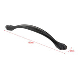 Max Black Alloy Kitchen Cabinet Handle Pull Door Drawer Puller 128mm Holes_9