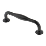 Max Black Alloy Kitchen Cabinet Handle Pull Door Drawer Puller 96mm Holes_8