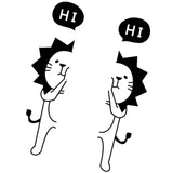 Max Cartoon Switch Sticker Decorative Decals for Bedroom Kitchen Office Lion