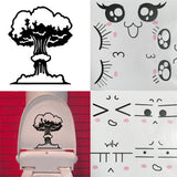 Max DIY Creative Removable Expression Toilet Sticker for Toilet Bathroom Expression_1