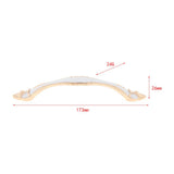 Max Classic Wardrobe Door Handles White &Golden Size_5
