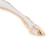 Max Classic Wardrobe Door Handles White &Golden Size_5