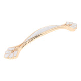 Max Classic Wardrobe Door Handles White &Golden Size_9