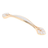 Max Classic Wardrobe Door Handles White &Golden Size_9