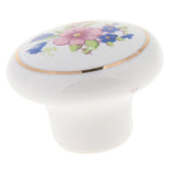 Max Porcelain Knob Furniture Kitchen Cabinet Round Drawer Pull Knobs  C-38mm