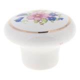 Max Porcelain Knob Furniture Kitchen Cabinet Round Drawer Pull Knobs  C-38mm