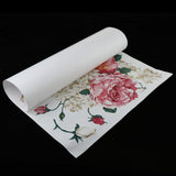 Maxbell 3D PVC Window Sticker Decorative Wall Stickers Peony