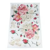 Maxbell 3D PVC Window Sticker Decorative Wall Stickers Peony