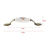 Max European Aluminum Alloy Porcelain White Blue and White Porcelain Handle 2