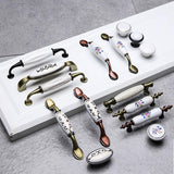 Max European Aluminum Alloy Porcelain White Blue and White Porcelain Handle 2