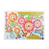 Max Self-adhesive Wall Sticker Mural PVC Flower Vine Wallpaper Red Flower