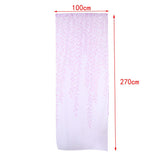 Max Sheer Gauze Voile Window Curtain Tulle Drape Rod Pocket 100X270cm Lilac
