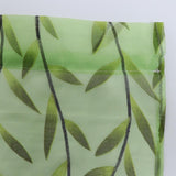 Max Sheer Gauze Voile Window Curtain Tulle Drape Rod Pocket 100X270cm Green