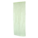 Max Sheer Gauze Voile Window Curtain Tulle Drape Rod Pocket 100X270cm Green