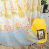 Max Giraffe Semi Sheer Curtains Rod Pocket  1x2.7m