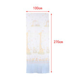 Max Giraffe Semi Sheer Curtains Rod Pocket  1x2.7m