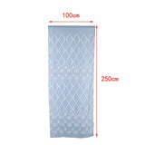 Max 3 Color Translucent Polyester Fabric Cotton Curtain Voile Curtain Light Blue