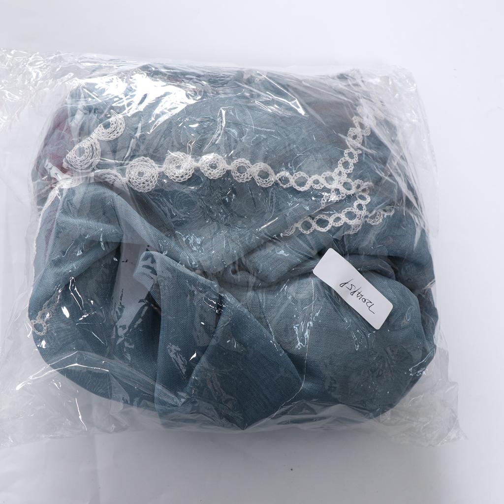 Max 3 Color Translucent Polyester Fabric Cotton Curtain Voile Curtain Light Blue