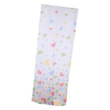 Max Heart Shape Semi Sheer Curtains Rod Pocket  100x270cm