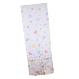 Max Heart Shape Semi Sheer Curtains Rod Pocket  100x270cm