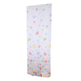 Max Heart Shape Semi Sheer Curtains Rod Pocket  100x270cm