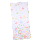 Max Heart Shape Semi Sheer Curtains Rod Pocket  100x200cm