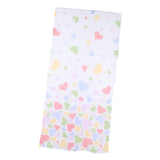Max Heart Shape Semi Sheer Curtains Rod Pocket  100x200cm