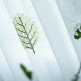 Max Nordic Embroidered Curtains Sheer Voile Window Curtain Panels 2x2.75m